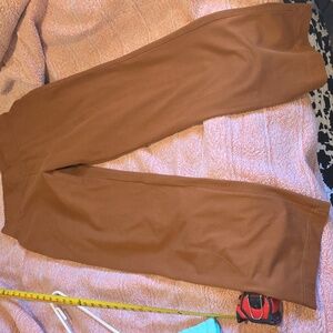 Lands' End Women's Tan Straight Leg Pants